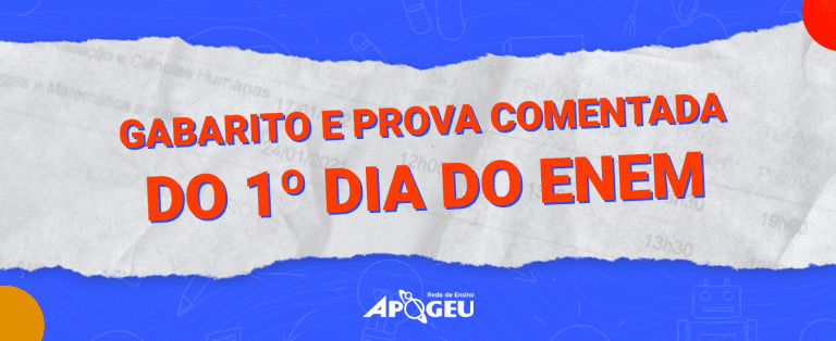 Gabarito e Prova Comentada ENEM 2021